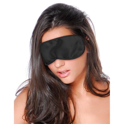 FETISH FANTASY SERIES - SATIN LOVE MASK BLACK