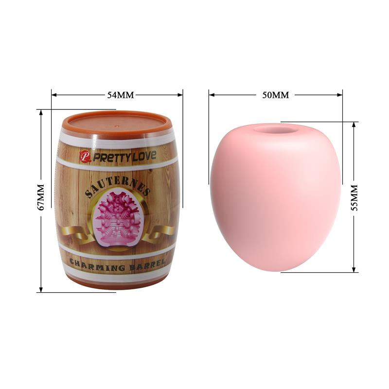 PRETTYLOVE - SAUTERNES BARREL SHAPED MALE MASTURBATOR