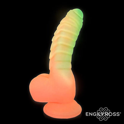 DILDOX BY ENGILY ROSS - SCALIDOR LUMINISCENT UNICORN LIQUID SILICONE DILDO 18 CM