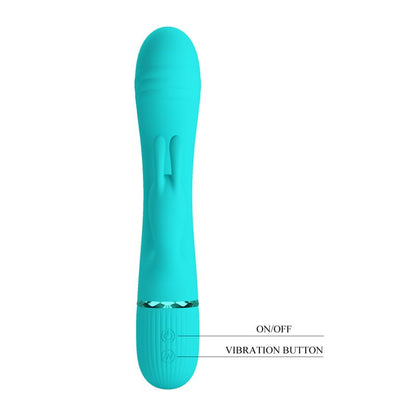 PRETTYLOVE - SCOCCO RABBIT VIBRATOR TURQUOISE