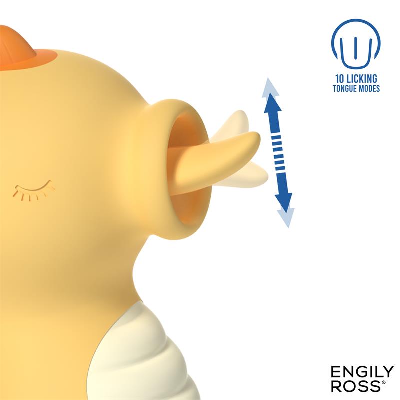 ENGILY ROSS - SEABOO MASSAGER WITH VIBRATION AND LICKING TONGUE