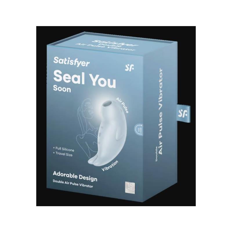 SATISFYER - SEAL YOU SOON CLIT SUCKER AND VIBRATOR