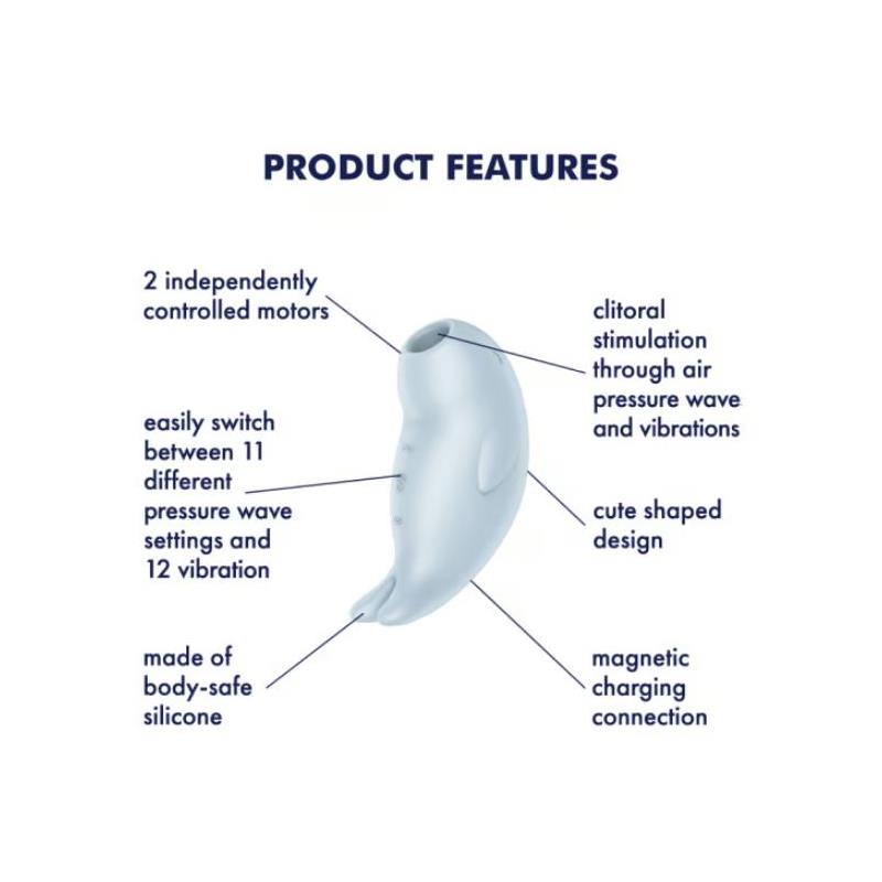 SATISFYER - SEAL YOU SOON CLIT SUCKER AND VIBRATOR