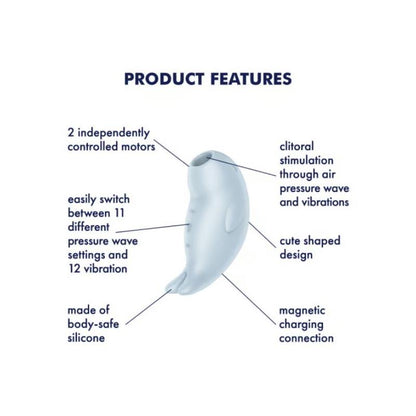 SATISFYER - SEAL YOU SOON CLIT SUCKER AND VIBRATOR