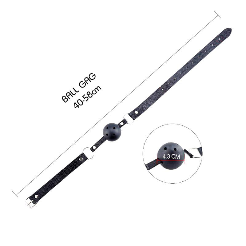 ALIVE - SECRET DESIRES BLACK 8 PIECES BDSM