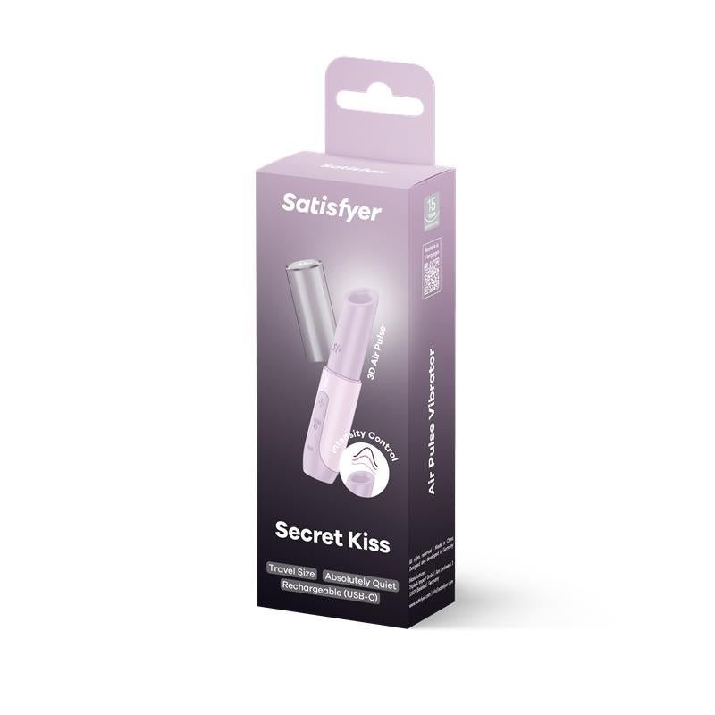 SATISFYER - VIBRATEUR À PULSATIONS D'AIR SECRET KISS