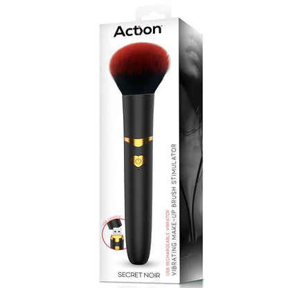 ACTION - SECRET NOIR VIBRATING MAKE-UP BRUSH BLACK