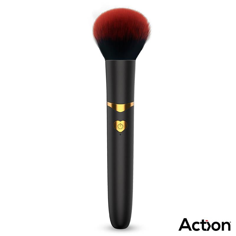 ACTION - SECRET NOIR VIBRATING MAKE-UP BRUSH BLACK