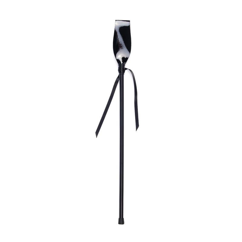SECRET PLAY - SECRET PLAY BLACK PATENT LEATHER RIDING CROP