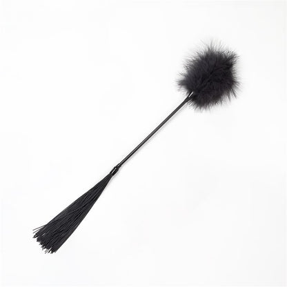 SECRET PLAY - SECRET PLAY BLACK WHIP AND DUSTER
