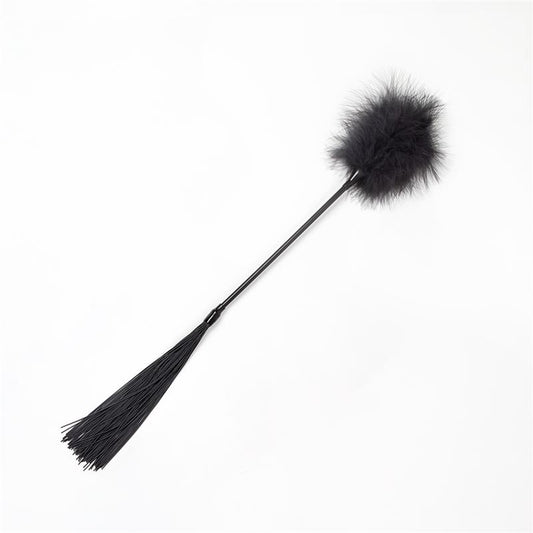 SECRET PLAY - SECRET PLAY BLACK WHIP AND DUSTER