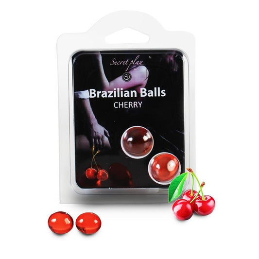 SECRET PLAY - SECRET PLAY SET 2 BRAZILIAN BALLS CHERRY AROMA