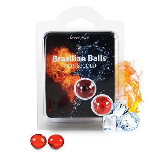 SECRET PLAY - SECRET PLAY SET 2 HOT & COLD EFFECT BRAZILIAN BALLS