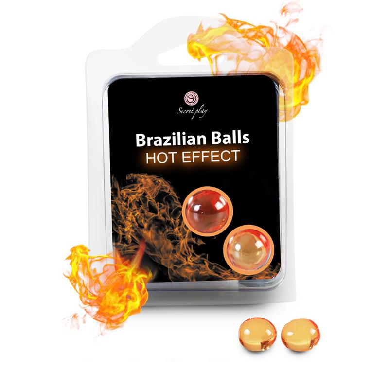 SECRET PLAY - SECRET PLAY SET 2 HOT EFFECT BRAZILIAN BALLS SET