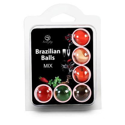 SECRET PLAY - SET 6 BRAZILIAN BALLS AROMAS