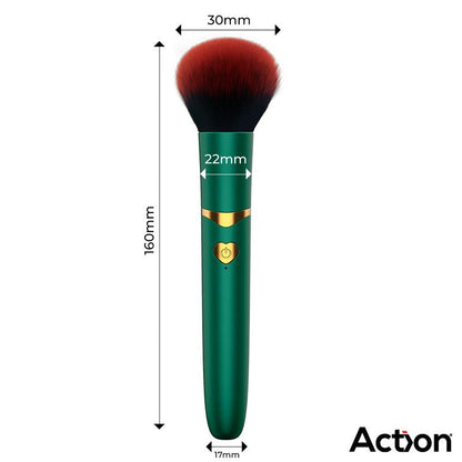 ACTION - SECRET VERT VIBRATING MAKE-UP BRUSH GREEN