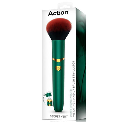 ACTION - SECRET VERT VIBRATING MAKE-UP BRUSH GREEN