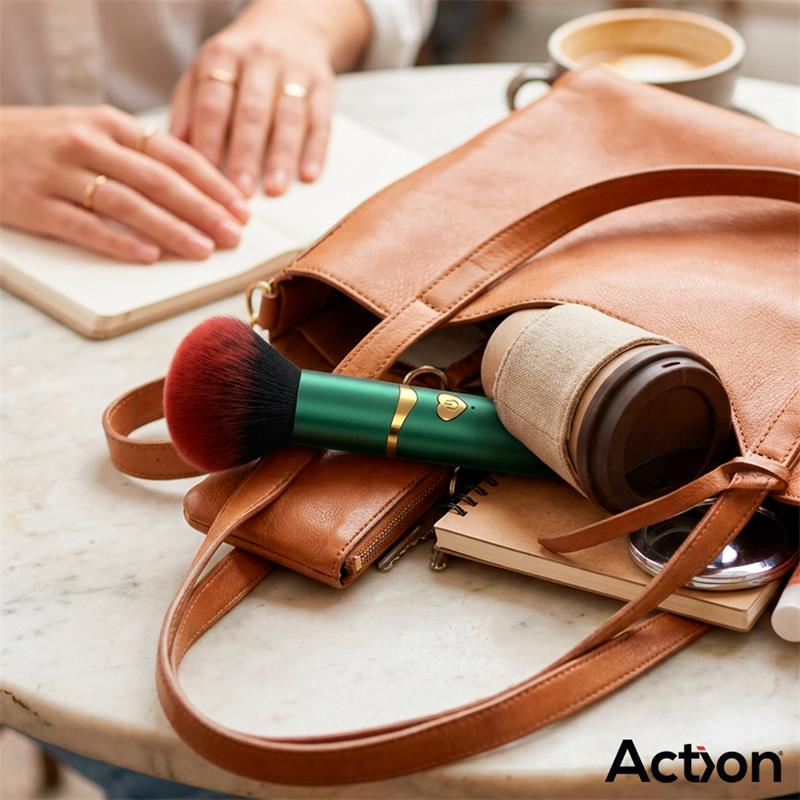 ACTION - SECRET VERT VIBRATING MAKE-UP BRUSH GREEN