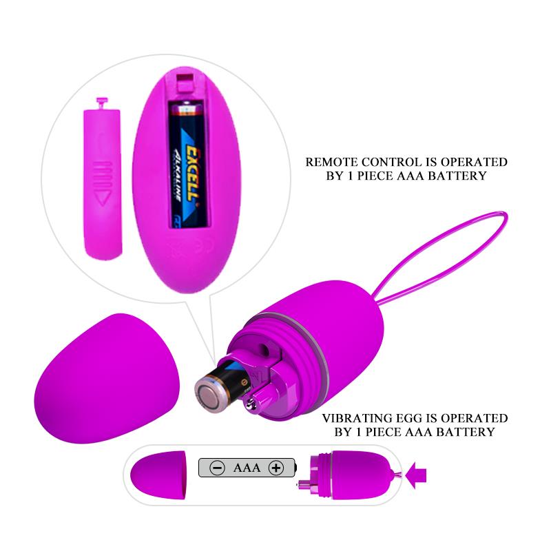PRETTYLOVE - SELKIE VIBRATING EGG WITH REMOTE CONTROL