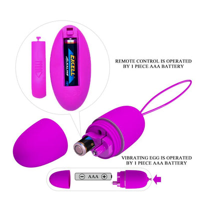 PRETTYLOVE - SELKIE VIBRATING EGG WITH REMOTE CONTROL