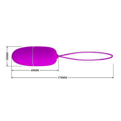 PRETTYLOVE - SELKIE VIBRATING EGG WITH REMOTE CONTROL
