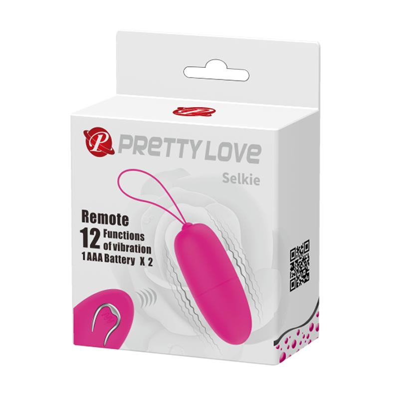 PRETTYLOVE - SELKIE VIBRATING EGG WITH REMOTE CONTROL