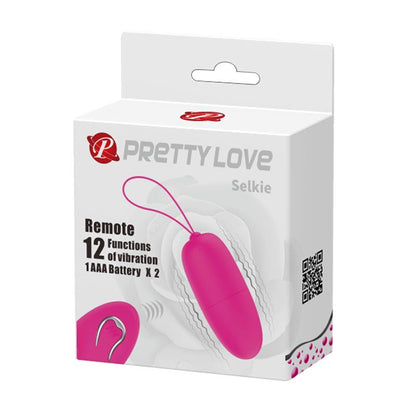 PRETTYLOVE - SELKIE VIBRATING EGG WITH REMOTE CONTROL
