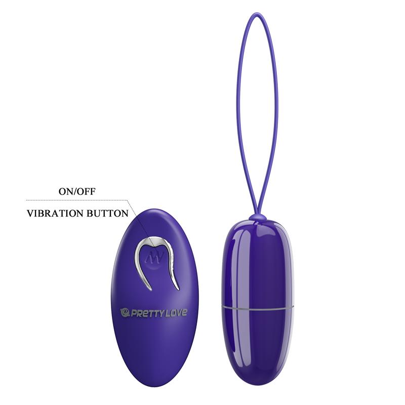 PRETTYLOVE - SELKIE YOUTH VIBRATING EGG WITH REMOTE CONTROL