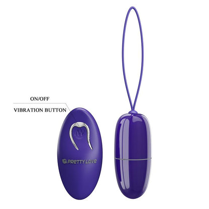 PRETTYLOVE - SELKIE YOUTH VIBRATING EGG WITH REMOTE CONTROL