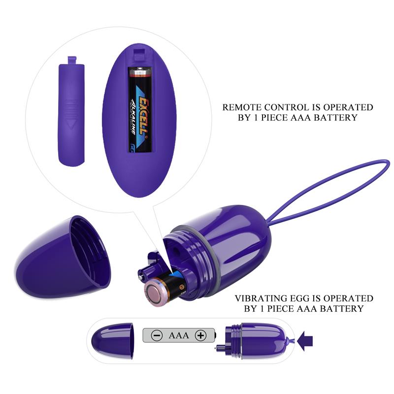PRETTYLOVE - SELKIE YOUTH VIBRATING EGG WITH REMOTE CONTROL