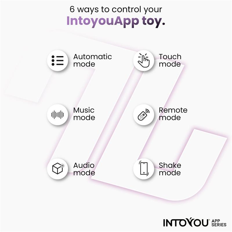 INTOYOU APP SERIES - SENDEL VIBE WITH UP AND DOWN INTERNAL BEADS RING AND PULSATION WITH APP
