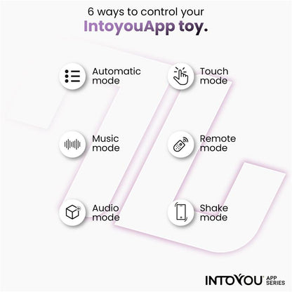 INTOYOU APP SERIES - SENDEL VIBE WITH UP AND DOWN INTERNAL BEADS RING AND PULSATION WITH APP