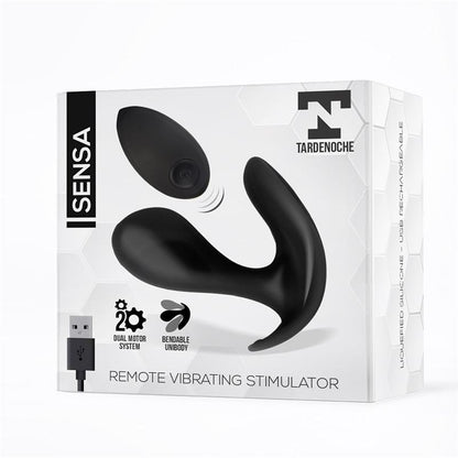 TARDENOCHE - SENSA STIMULATOR REMOTE CONTROL USB LIQUID SILICONE BLACK