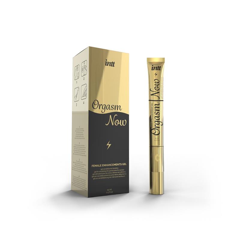 INTT - SENSITIZING GEL WITH VIBRATING TIP ORGASM NOW 15 ML