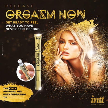 INTT - SENSITIZING GEL WITH VIBRATING TIP ORGASM NOW 15 ML