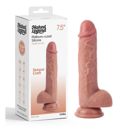 CHISA - SENSUACRAFT DILDO LIQUID SILICONE 19.5CM - 7.5
