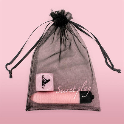 SECRET PLAY - SENSUAL FEELINGS KIT VIBRATING BULLET AND DICE POSTURES