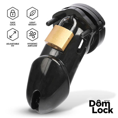 DOMLOCK - SENTENCE CHASTITY CAGE SIZE M