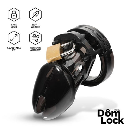 DOMLOCK - SENTENCE CHASTITY CAGE SIZE S