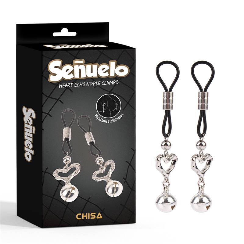 CHISA - SEÑUELO HEART ECHO NIPPLE CLAMPS
