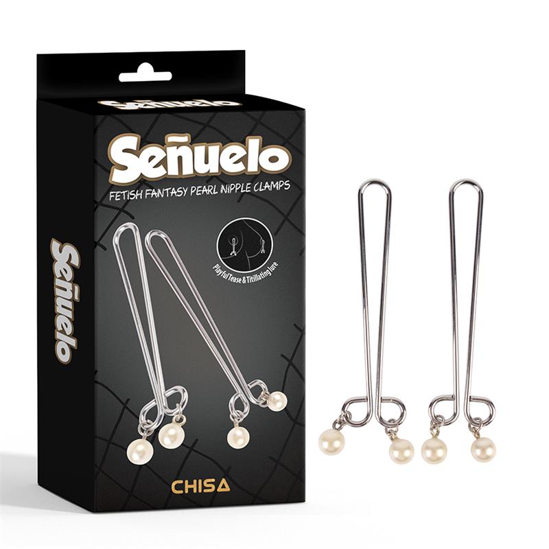 CHISA - SEÑUELO PEARL NIPPLE CLAMPS