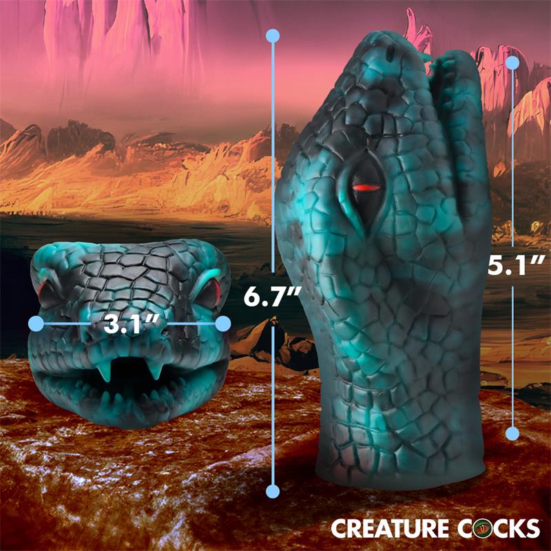 CREATURE COCKS - SERPENTINE SNAKE MASTURBATOR SILICONE