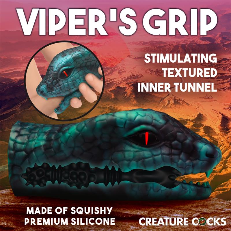 CREATURE COCKS - SERPENTINE SNAKE MASTURBATOR SILICONE