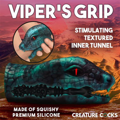 CREATURE COCKS - SERPENTINE SNAKE MASTURBATOR SILICONE