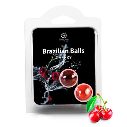 SECRET PLAY - SET 2 BRAZILIAN BALLS CHERRY AROMA