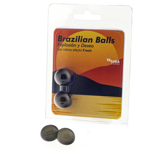 BRAZILIAN BALLS - SET 2 BRAZILIAN BALLS GEL FRESH EFFECT
