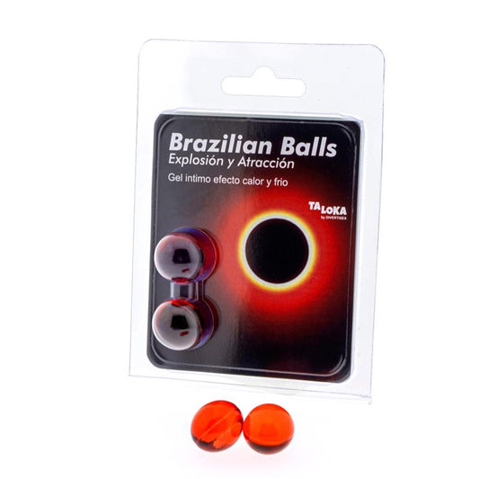 BRAZILIAN BALLS - SET 2 BRAZILIAN BALLS HEAT AND COLD EFFECT