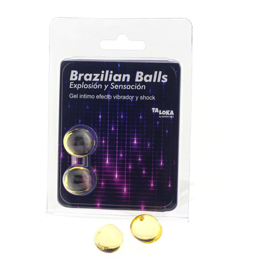 BRAZILIAN BALLS - SET 2 BRAZILIAN BALLS VIBRATING AND SHOCK EFECT