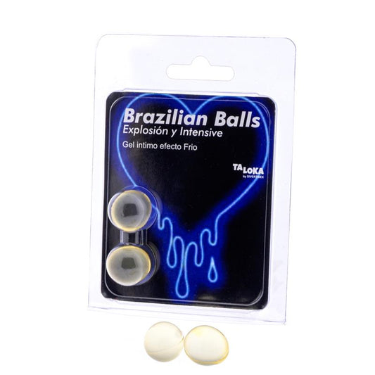 BRAZILIAN BALLS - SET 2 BRAZILIAN BALLS VIBRATOR AND COLD EFECT