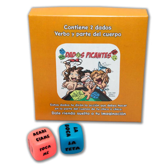 DIVERTY SEX - SET 2 FLUORESCENT DICE ACTION AND BODY PART